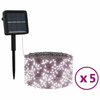Solarna vilinska svjetla 5 kom 5 x 200 LED topla bijela