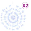 Božićna svjetla zvjezdani prasak 140 LED 2 k hladna bijela 17cm