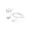 HAMA Auto punjač Za IPhone, MFI, Beli, 12W, 5V/2,4A, 1m