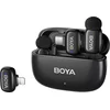 Mikrofon BOYA mini-12 (2 TX + 1 RX), bežični, USB C, crni