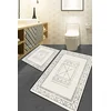 Lessentiel Maison Set prostirki za kupatilo Touch, 2 Komada, Bela