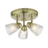 Där Lighting CED7675 -Kupatilsko spot svetlo CEDRIC 3xG9/25W/230V IP44 mesing