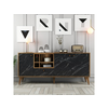 Hanah Home Konzolna komoda Napoli - crni mermer
