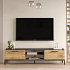 Hanah home TV Komoda Bež-Antracit
