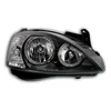 OEM Kristalni farovi Angel Eyes OPEL CORSA C (01-06), Crni