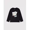 Mayoral Bluza 4022 Črna Regular Fit