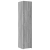 Vidaxl Visoka omara siva sonoma 40x42,5x185 cm inženirski les