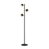 Wofi 3003-304S -LED prigušiva stojeća lampa TOULOUSE 3xLED/7W/230V crna/zlatna