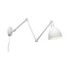 ByRydens 2827660-5007 - Prigušiva zidna lampa BAZAR 1xE27/5W/230V bela