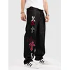 Ninth Hall Ambush Crosses Jeans black raw