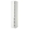 METOD Visoki element s policama/2 vrata, bela/Ringhult bela, 40x60x220 cm