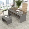 Hanah Home VS6 CGA Set kancelarijskog nameštaja 2 kom, Sivi