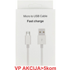 GEMBIRD Adapter kabl/ Micro USB na USB kabl/ CCP-mUSB2-AMBM-1.0M/ 1m/ bela