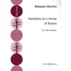 MARTINU:VARIATIONS ON A THEME OF ROSSINI CELLO AND PIANO