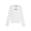 Tommy Jeans Majica ESS mornarska / bela