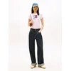 Tommy Jeans Majica DW0DW22781 Roza Regular Fit