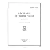 LITAIZE:RECITATIF ET THEME VARIE CLARINETTE ET PIANO