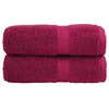 Vidaxl vidaXL Premium brisače SOLUND, 2 kosa, bordo, 30 x 30 cm, 600 g/cm2