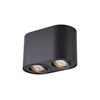Zuma Line ACGU10-191-N - Spot svetiljka RONDOO 2xGU10/50W/230V crna