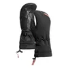 Ženske rokavice ORTOVOX Merino Freeride Mitten, črne krokarjeve barve (S)