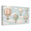 Slika pastelni baloni med oblaki - 60x40