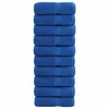 Premium ručnici za pranje SOLUND 10 kom plavi 30x30 cm 600 g/m2