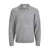 JACK & JONES Pulover JJESOHO OLLIE pegasto siva