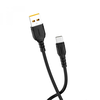 DENMEN D08T Type C USB data kabl 3,6A 1m crna