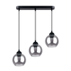 Sollux SL.1142 - Luster na sajli ALINO 3xE27/60W/230V crna