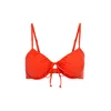 LSCN by LASCANA Bikini zgornji del Gina oranžno rdeča