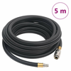 Hibridno zračno crijevo crno 0,6 5 m od gume i PVC-a