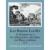 LOEILLET:12 SONATEN OP.3 FUR ALTBLOCKFLOTE ODER FLOTE UND BASSO CON. 1-3