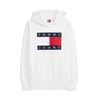 Tommy Jeans Majica mornarska / rdeča / bela