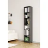 Hanah Home polica za knjige Bili5 40, 40 cm, antracit