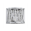 LUXERA 46063 - Zidna svetiljka STIXX 1xG9/33W/230V srebrna