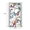 tulup.si Nalepka na vratih Ptice in robide 95x205 cm