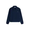TOMMY HILFIGER Pletena jopa  temno modra