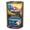 Ontario Dog Adult konzerva, pašteta - piščanec in borovnice 400 g