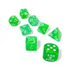 Kockice Chessex - Nebula - Polyhedral - Gelatinous & White (7)