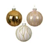 Dekordom dekoracija - hanging bauble glass 8cm 071459 - assorted - kmg ( 045646 )