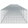 Gabionska košara s poklopcem 800x100x50 cm pocinčano željezo