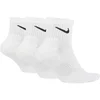 Nike U NK EVERYDAY CUSH ANKLE 3PR, muške čarape za fitnes, bijela SX7667