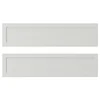 ASPUDDEN Front fioke, svetlosiva, 40x10 cm