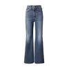 Levis za ženske. A7503-0019 Kavbojke Ribcage Bell blue (31/32), Modra, Priložnostno, Bombaž, Džins