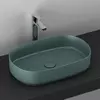 Infinity nadgradni lavabo 55cm petrol green
