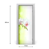 tulup.si Nalepka na vratih Orchid in bambusa 75x205 cm