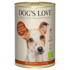 Dog´s Love Bio 6 x 400 g - Ekološko pridelana govedina