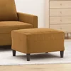 shumee vidaXL Tabure za noge rjav 60x50x41 cm žamet