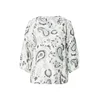 Fransa Bluza ARIANA svetlo zelena/bela