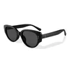 Pulais Unisex naočare za sunce, Crne